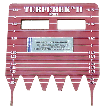 Turfchek II - Rough Grass Height Cut Gauge