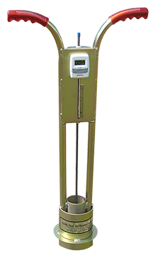 Turf-Tec Infiltrometer for infiltration readings.  Instrument is used to determine water infiltration rate easily in a matter of minutes. A must to keep diseases to a minimum. Turfgrass areas can be monitored periodically to determine whether infiltration is staying constant or decreasing.