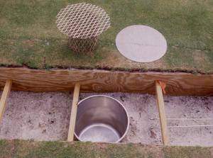 Turf-Tec Lysimeter for water flow monitoring.