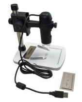 Turf-Tec USB Digital Microscope and stand connects direltly to any computer with a USB port and allows you to view and scan still images as well as video from 20x to 300x magnification and is a 5 Mega Pixel camera. USB Camera can also be mounted in the sturdy stand or removed and used as a stand alone hand scope. Eight LED lights encircle the camera for excellent bright viewing and the LED lights can also be adjusted for intensity of brightness.