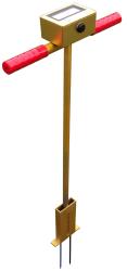 The Turf-Tec Digital Moisture Sensor has an adjustable foot which allows you to determine moisture at the one, two three and four inch depth without changing probes. Simply slide the adjustable foot to the desired depth, insert the Turf-Tec Digital Moisture Sensor into the soil and after five seconds, read the digital display. The read out is a percentage of soil moisture that is held within the air space in the soil.