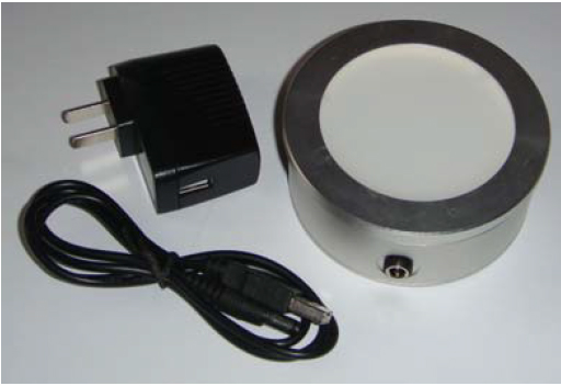 Macroscope Light Table with USB Cable and Wall Adapter