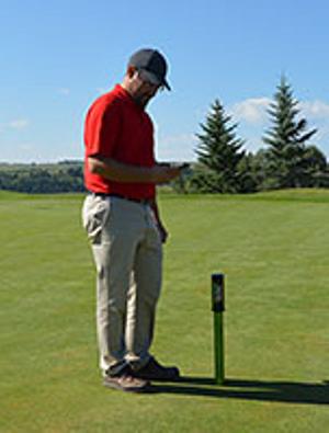 POGO II - VWC Soil Moisture Sensor on Golf Courses