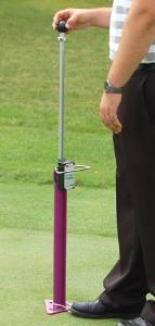 TruFirm in use - raiding impact tester to drop height