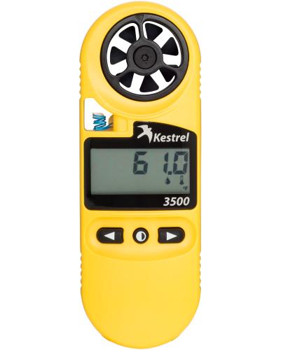 Kestrel Wind & Pocket Weather Meter - In addition to the barometric pressure trend indicator, the Kestrel Wind & Pocket Weather Meter also has the advantage of altitude and barometric pressure measurements. With these features on hand at any time, this unit becomes an ideal weather instrument for Sports Turf Managers, Golf Course Superintendents, Environmental Engineers, and all Pest Control Operators. The Kestrel Wind & Pocket Weather Meter also offers Barometric Trend. This component is an arrow indicator that will indicate the trend of the previous 3 hours, even if the meter was off.