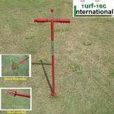 The new Turf-Tec WeedAway is a heavy duty weed removal tool designed to twist weeds out of turfgrass areas. It is made of heavy duty gauge steel and also contains an ejection rod to remove the weed from the tool after popping the weed out of the ground.