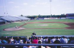 Sports Field Preperation for 2001 spring training at Ft. Lauderdale Stadium, home of Baltimore Orioles.