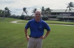 This is Darryl Lambert, Superintendent of New Ewa Beach Golf Club in Ewa Beach, Hawaii.  He had just taken the position and was in the middle of a long awaited renovation.