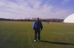 Tennessee Titans practice fields in Nashville, TN.  This is Terry Porch, Sports Turf Manager.