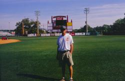 This is Justin Wilmot, Assistant Sports Turf Manager at Florida State University showing the baseball field.