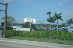 2007 also brought the Superbowl to Dolphin Stadium, I went down and visited the field about a week before the game.