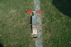 Here is a Soil Profile sample taken with the Mascaro Profile Sampler from the Doak Campbell Stadium at FSU.  This Soil Sample is from one of the yardage lines.