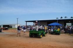 In June of 2008, the University of Florida also holds a Field day at their research center in Jay, FL (just outside Pensacola).  This is Dr. J. Bryan J. Unruh welcoming the group.