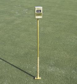 Turf-Tec pH Meter. Test soil pH in the mat, thatch and above and below the root zone. pH can be checked, 0" to 4" inch level right on the turfgrass area.