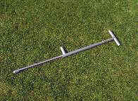 Stainless Steel Tubular Soil Sampler with step.